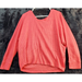 Anthropologie Tops | Anthropologie Blouse Top Womens Size Medium Pink Knit Rayon Long Sleeve V Neck | Color: Pink | Size: M