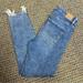 American Eagle Outfitters Jeans | American Eagle Next Level Stretch Jeans With Frayed Hem - Size 6 Short | Color: Blue | Size: 6 Short
