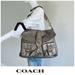 Coach Bags | Coach Legacy Brooklyn Metallic Pebbled Leather Large Shoulder Bag Messenger Bag | Color: Brown/Gold | Size: H 14 1/2” X W 17" X D 3 1/2”