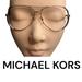 Michael Kors Accessories | Authentic Michael Kors Large Aviator Signature Prescription Eyeglasses Frames | Color: Black/Gold | Size: Os
