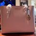 Michael Kors Bags | Michael Kors Charlotte Large 3-In-1 Tote Crossbody Handbag Leather | Color: Pink | Size: Os
