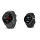 Garmin Forerunner 255 – GPS-Laufuhr mit individuellen Trainingsplänen & Vivoactive 5 AMOLED GPS Smartwatch mit Fitness- und Gesundheistfunktion, Musik, Schwarz/Schiefergrau mit Silikonarmband