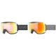 uvex downhill 2100 V Skibrille für Damen und Herren selbsttönend beschlagfrei black matt/vario & downhill 2100 CV Skibrille für Damen und Herren konstraststeigernd rhino/orange-orange one size