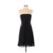BCBGMAXAZRIA Cocktail Dress - Party: Black Solid Dresses - Women's Size 2