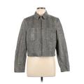 Topshop Jacket: Short Gray Jackets & Outerwear - Women's Size 10
