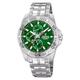 Festina Steel Day Date F20445/7 Multifunction Green Dial