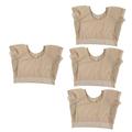 FRCOLOR Pack of 4 Sweat Pads Under the Armpits Women's Vests Underwear Vest Women's Vests Women's Tops Sweat-Absorbing Vest Comfortable Underarm Sweat Pad Summer Sweat Pad