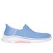 Skechers Women's Slip-ins: GO WALK 7 - City Lights Slip-On Shoes | Size 8.0 | Purple/Pink | Textile/Synthetic | Machine Washable