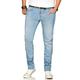 Stretch-Jeans ALESSANDRO SALVARINI "ASAngelo" Gr. W33 L36, Länge 36, blau (as, 172, hellblau) Herren Jeans Stretch