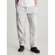 Cargohose CALVIN KLEIN JEANS "STRAIGHT CARGO PANT" Gr. L, N-Gr, weiß (lunar rock) Herren Hosen Cargohosen