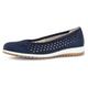 Ballerina GABOR "FLORENZ" Gr. 38, blau (dunkelblau) Damen Schuhe Ballerinas