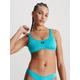 Bandeau-Bikini-Top CALVIN KLEIN SWIMWEAR "BRALETTE-RP" Gr. M (38), N-Gr, blau (blue ocean) Damen Bikini-Oberteile Ocean Blue