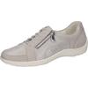 Schnürschuh WALDLÄUFER "HENNI", Damen, Gr. 5,5 (38,5), grau (hellgrau), Nubukleder, Veloursleder, sportlich, Schuhe, in Komfortweite H = sehr weit, Freizeitschuh, Halbschuh, Schnürschuh