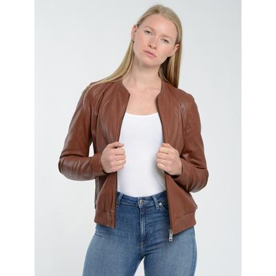 Blouson MAZE "42021143", Damen, Gr. 3XL, braun (roast), Obermaterial: 100% Lammleder / Innenfutter: 100% Baumwolle / Ärmelfutter: 100% Polyester / Strick: 100% Baumwolle, Jacken Image