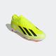 Fußballschuh ADIDAS PERFORMANCE "X CRAZYFAST LEAGUE LACELESS FG" Gr. 44, gelb (team solar yellow 2, core black, cloud white) Schuhe Fußball Hallenschuhe