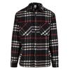 Allwetterjacke DEF "DEF Herren DEF Woven Shaket", Herren, Gr. M, schwarz (schwarz, rot), 65% Polyester, 35% Wolle, mehrfarbig, casual, normal, amerikanischer Ausschnitt, Langarm, Jacken