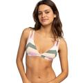 Triangel-Bikini-Top ROXY "VISTA STRIPE GNY3" Gr. S (36), N-Gr, grün (agave green) Damen Bikini-Oberteile Ocean Blue