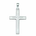 Kette mit Anhänger ADELIA´S "925 Silber Kreuz Anhänger" Halsketten Gr. Silber 925 (Sterlingsilber), silberfarben (silber) Damen Ketten mit Anhänger