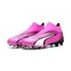 Fußballschuh PUMA "ULTRA MATCH FG/AG Fußballschuhe ohne Schnürsenkel Herren" Gr. 39, pink (poison white black) Schuhe Fußball Stollenschuhe