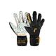 Torwarthandschuhe REUSCH "Attrakt Freegel Fusion Ortho-Tec" Gr. 10, goldfarben (schwarz, goldfarben) Damen Handschuhe Sporthandschuhe