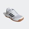 Hallenschuh ADIDAS PERFORMANCE, Gr. 35, schwarz-weiß (cloud weiß, core schwarz, gum10), Textil, Synthetik, sportlich, Schuhe, geeignet für jeden Hallensport