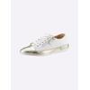 Sneaker ANDREA CONTI, Damen, Gr. 38, gold (weiß, goldfarben), Leder, Rindsleder, Glattleder, modisch, Schuhe