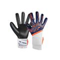 Torwarthandschuhe REUSCH "Pure Contact Gold" Gr. 8, blau (blau, orange) Damen Handschuhe Sporthandschuhe