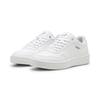 Sneaker PUMA "Court Classy Sneakers Damen", Gr. 35.5, weiß (weiß silber metallic), Obermaterial: Synthetik; Futter: Textil; Innensohle: Textil; Laufsohle: Gummi, Schuhe