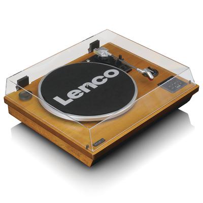 LENCO Plattenspieler "LS-55WA - BT, USB, MP3, Lautsprecher" braun Plattenspieler