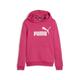 Hoodie PUMA "Essentials Logo Mädchen" Gr. 104, pink (garnet rose pink) Kinder Sweatshirts