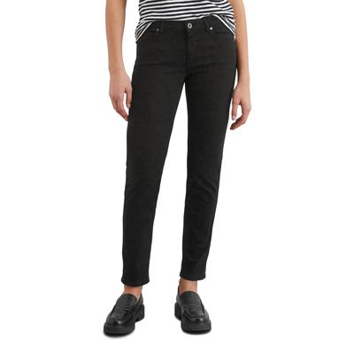 5-Pocket-Hose MARC O'POLO "aus Lyocell-Baumwolle-Mix", Damen, Gr. 27, Länge 34, schwarz, Obermaterial: 64% Lyocell, 32% Baumwolle, 4% Elasthan, unifarben, casual, slim fit lang, Hosen 5-Pocket-Jeans Image