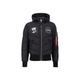 Winterjacke ALPHA INDUSTRIES "ALPHA Men - Parka & Winter Jackets" Gr. S, schwarz (black) Herren Jacken Übergangsjacken