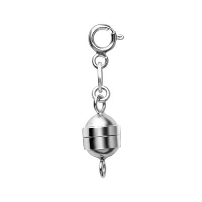 Collierkettchen VIVANCE "925/- Sterling Silber rhodiniert", weiß, Halsketten, Damen, 2,5cm, Silber 925 (Sterlingsilber), L: 2,5cm B: 7.0mm, B:7.0mm Image