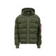 Winterjacke ALPHA INDUSTRIES "ALPHA Men - Parka & Winter Jackets Puffer Cord" Gr. S, grün (sage, green) Herren Jacken Übergangsjacken