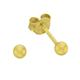 Paar Ohrstecker VIVANCE "585 Gold Kugel 3mm" Ohrringe Gr. ONE-SIZE, Gold, gelb Damen Ohrstecker Ohrschmuck