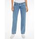 Bequeme Jeans TOMMY JEANS "SOPHIE LW STR BH4116" Gr. 28, Länge 30, blau (denim light) Damen Jeans Gerade