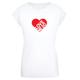 T-Shirt MERCHCODE "Merchcode Damen Ladies Beatles - Love me do T-Shirt" Gr. XXL, weiß (white) Herren Shirts Print