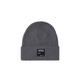 Skimütze ALPHA INDUSTRIES "ALPHA Accessoires - Headwear Label Beanie" grau (vintage grey) Damen Mützen Skimützen