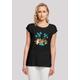 T-Shirt F4NT4STIC "Aladdin Jasmine Abu Rajah Beach" Gr. XL, schwarz Damen Shirts Jersey