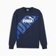 Sweatshirt PUMA "PUMA POWER Graphic Herren" Gr. XL, blau (club navy blue) Herren Sweatshirts