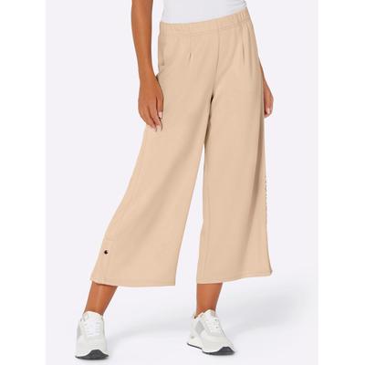 Culotte CREATION L, Damen, Gr. 46, Normalgrößen, beige (elfenbein), 50% Modal, 44% Polyester, 6% Elasthan, unifarben, 7/8-Länge, Hosen Image