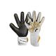 Torwarthandschuhe REUSCH "Pure Contact Gold GluePrint Junior" Gr. 6,5, goldfarben (weiß, goldfarben) Kinder Handschuhe Fussballhandschuhe