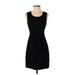 Madewell Casual Dress - Sheath Scoop Neck Sleeveless: Black Print Dresses - Women's Size Small