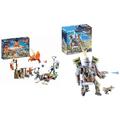 PLAYMOBIL Novelmore 71210 Novelmore vs. Burnham Raiders - Turnierplatz & Novelmore 71300 Novelmore - Kampfroboter