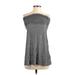 Urban Outfitters Casual Dress - Shift Strapless Sleeveless: Gray Dresses - Women's Size Medium