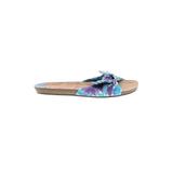 Blowfish Sandals: Blue Baroque Print Shoes - Women's Size 7 1/2