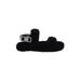 Ugg Australia Sandals: Slide Chunky Heel Casual Black Print Shoes - Women's Size 5 - Open Toe