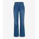 Röhrenjeans BRAX "Style MAINE" Gr. 36K (18), Kurzgrößen, grau (stein) Damen Jeans Röhrenjeans