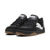 Sneaker PUMA "PARK LIFESTYLE SD", Gr. 44,5, schwarz-weiß (puma schwarz, puma weiß), Leder, sportlich, Schuhe