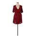 Sanctuary Casual Dress - Popover: Red Leopard Print Dresses - Women's Size 2X-Large